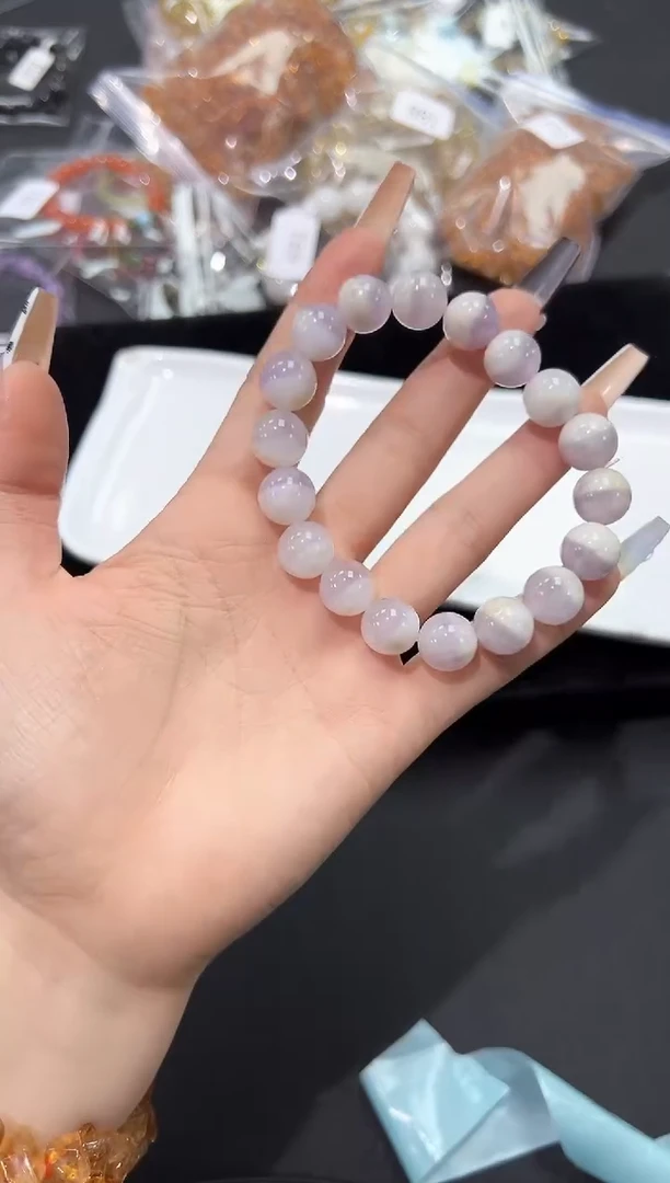 水晶手串未镶嵌91T多样性发其一【1条】默认微瑕11mm