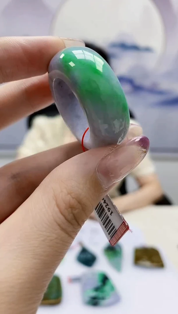 定制翡翠未镶嵌4852jw-毛货扳指47