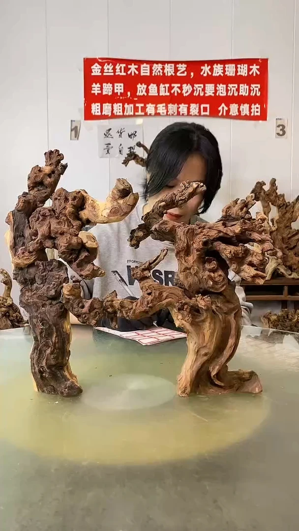 香榧木源***艺金丝红木 羊蹄甲