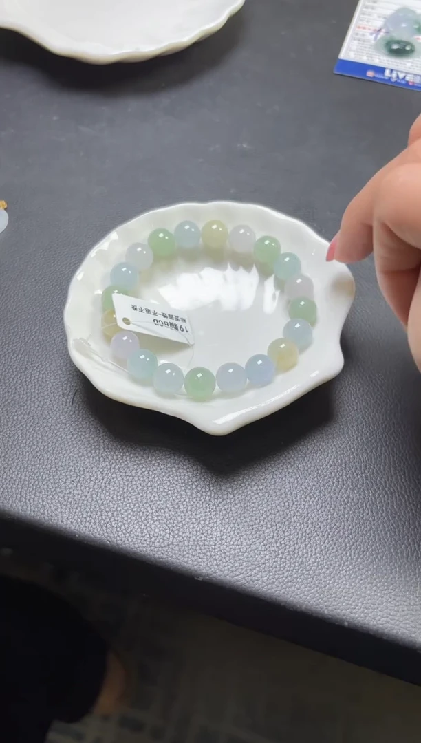 未镶嵌挂件翡翠发一件手串YJ2-135-8