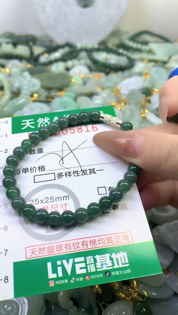 颈饰未镶嵌翡翠天然A货翡翠