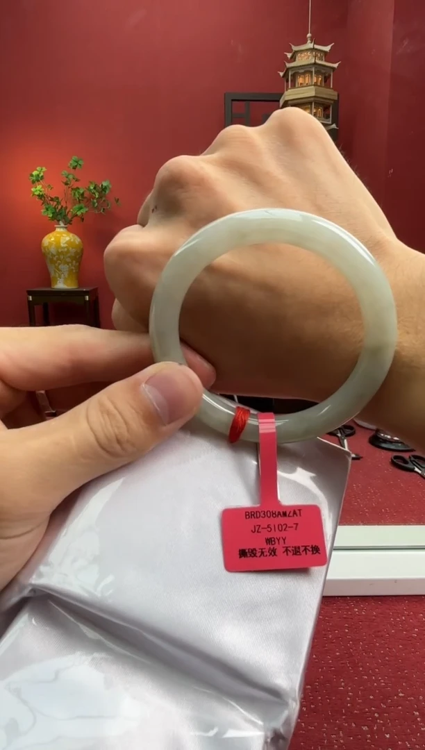 未镶嵌手镯（圆镯）翡翠翡翠手镯9