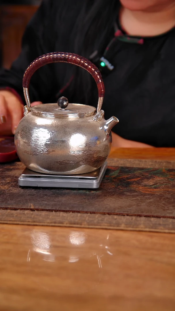盛唐工坊 足银999 手工泡茶壶