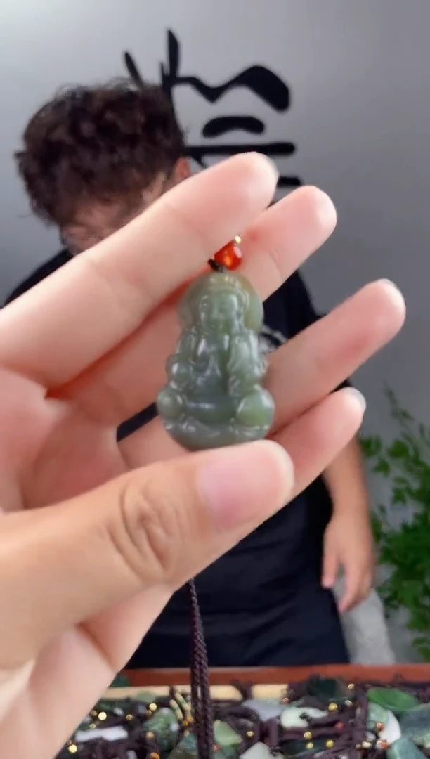 和田玉未镶嵌颈饰拍一发一，多样性发货