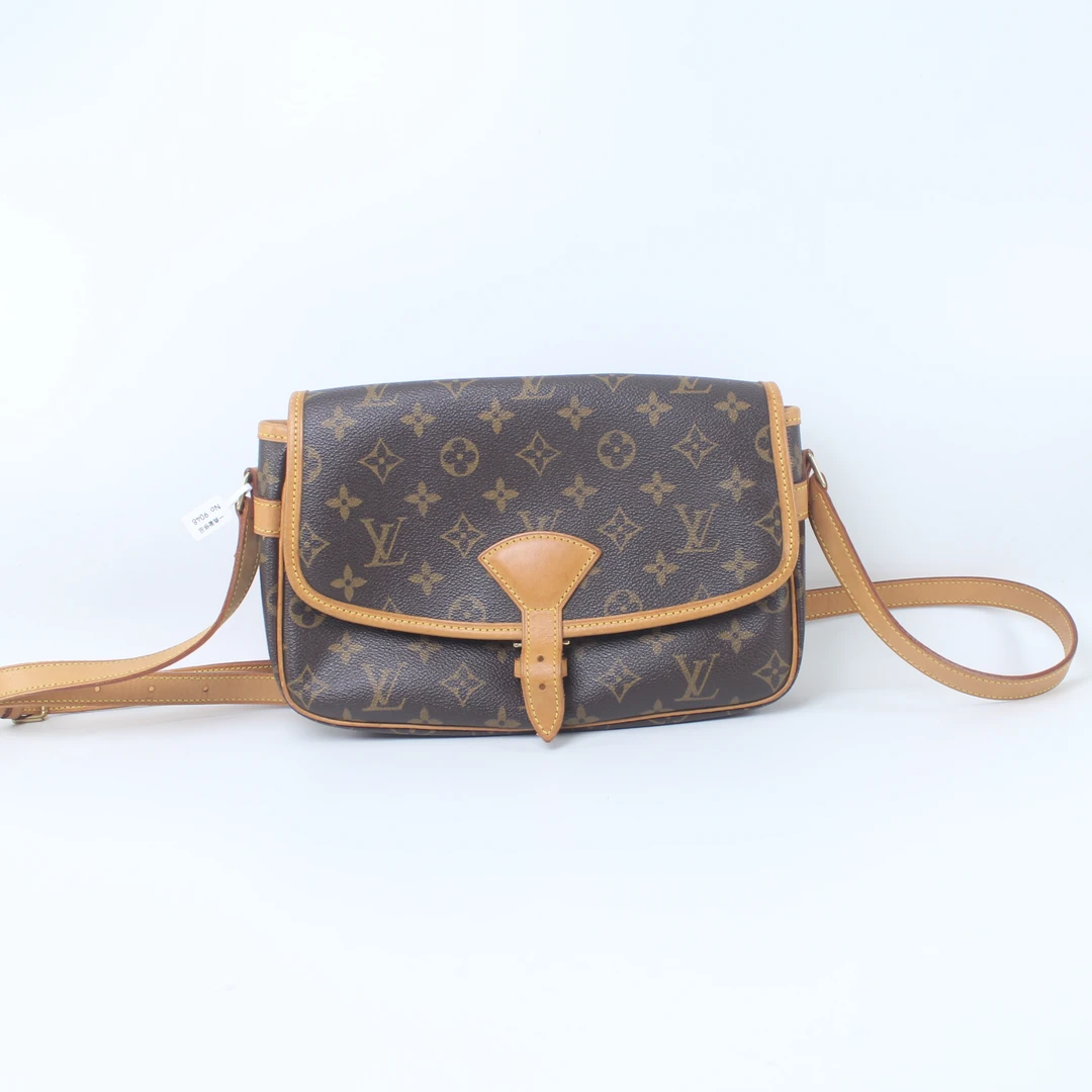 95新 LouisVuitton/路易威登 SL0043老花中古法棍单肩斜挎包