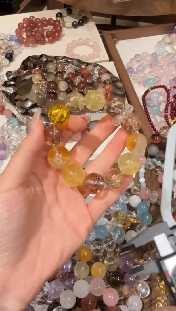 未镶嵌手串水晶?*༅） 默认微瑕 多样性发货