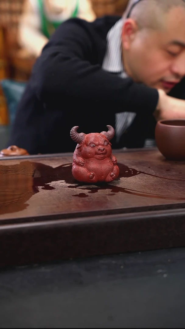 紫砂茶宠紫砂小牛