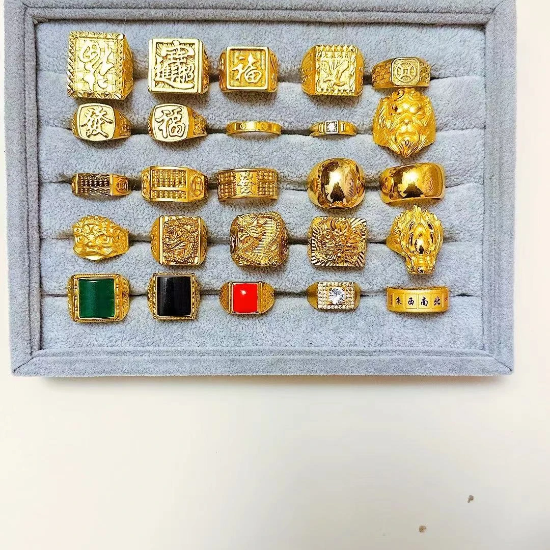 合金戒指 男士戒指大全（选款式）