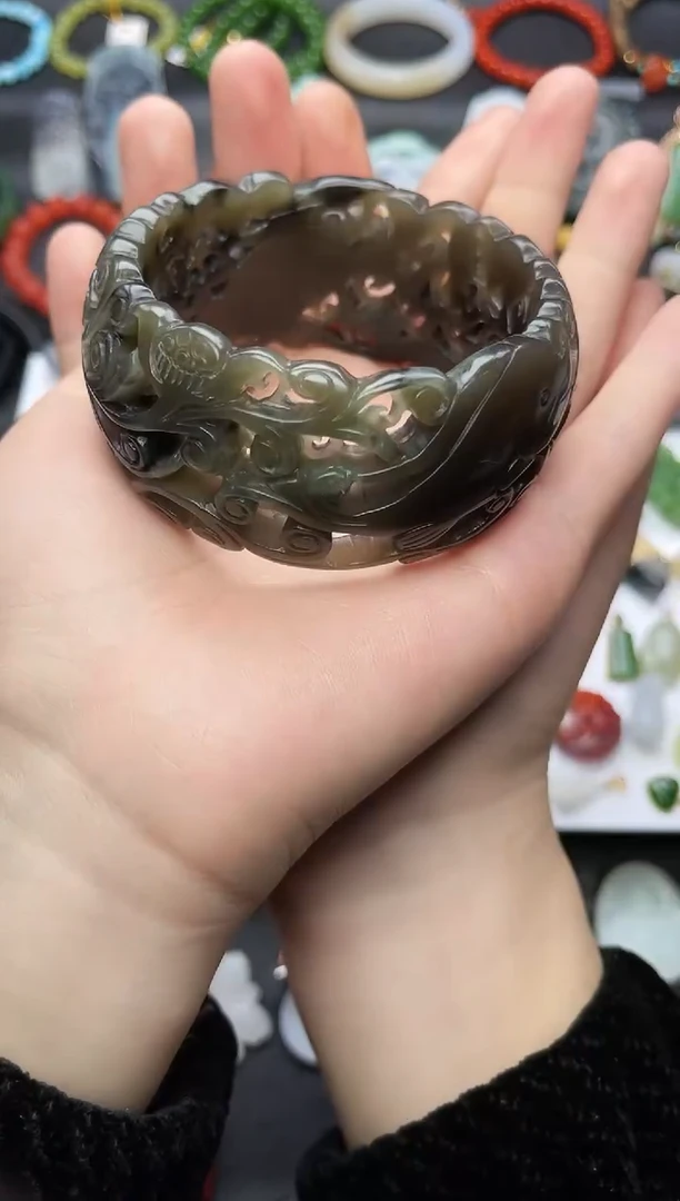 未镶嵌手镯和田玉60/61圈口06