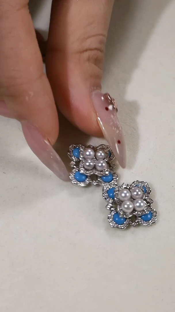 吊坠(赠链)银S925镶嵌海水珍珠真多麻款式吊坠（多样性发其一）