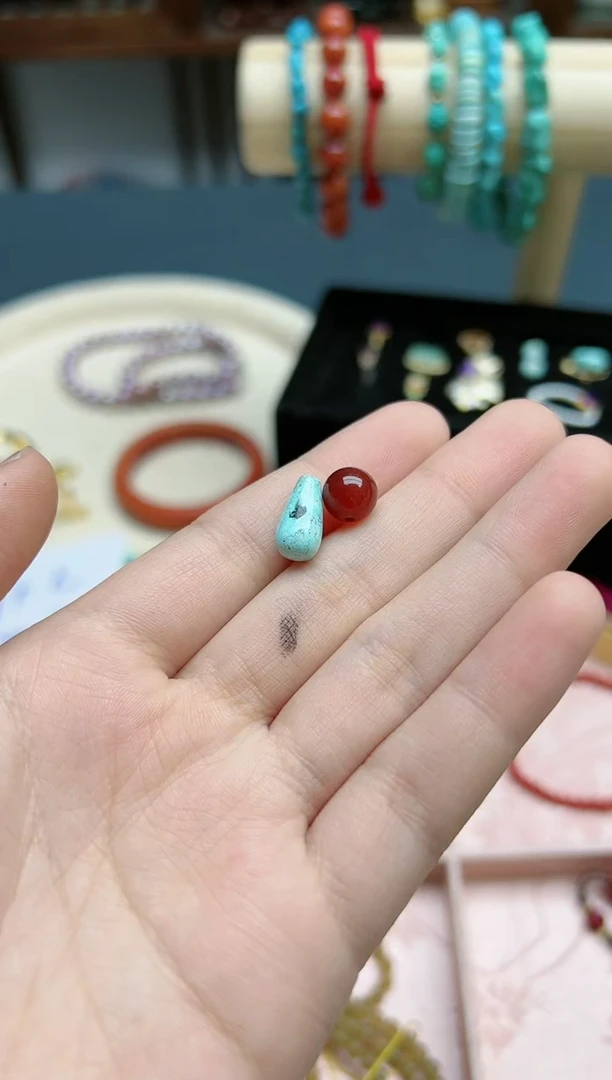 【闪购商品】玛瑙/玉髓配饰未镶嵌玛瑙三通配饰*1 ZD小泥巴