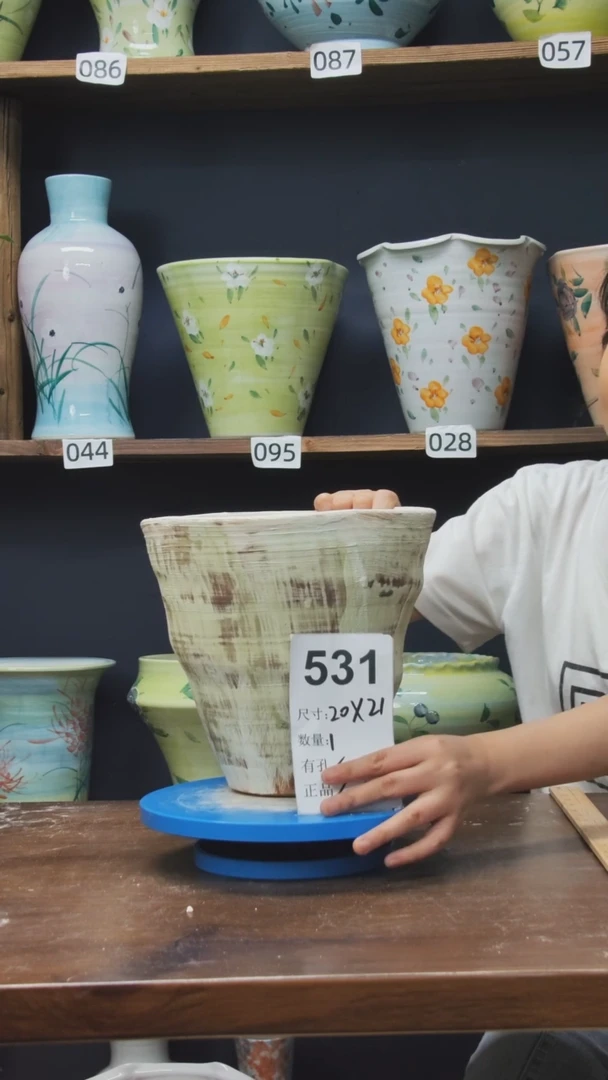 陶瓷景德镇花盆531