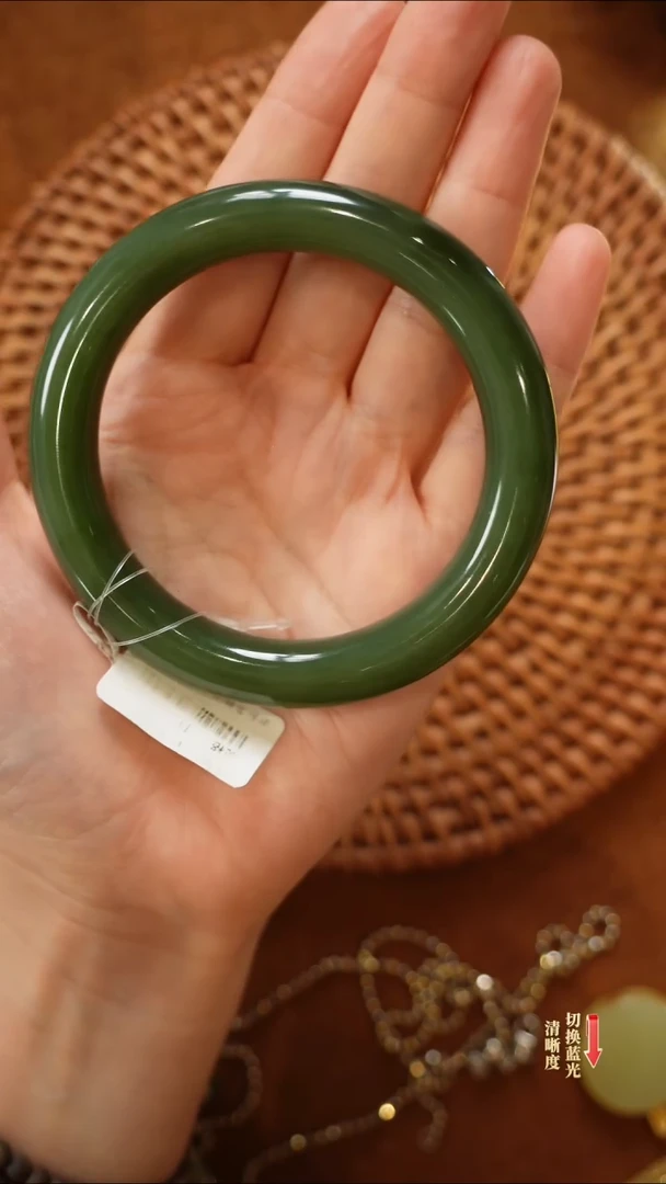【闪购商品】和田玉手镯未镶嵌0226-037（59圈口）