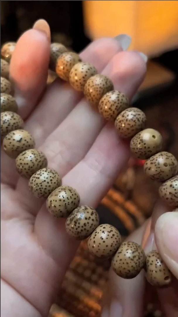 手串星月菩提精工级陈籽10*8苹果珠手串（B）