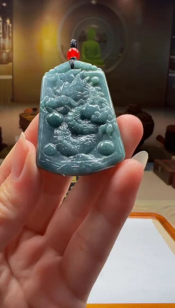 翡翠未镶嵌颈饰YY2025-8-10-6