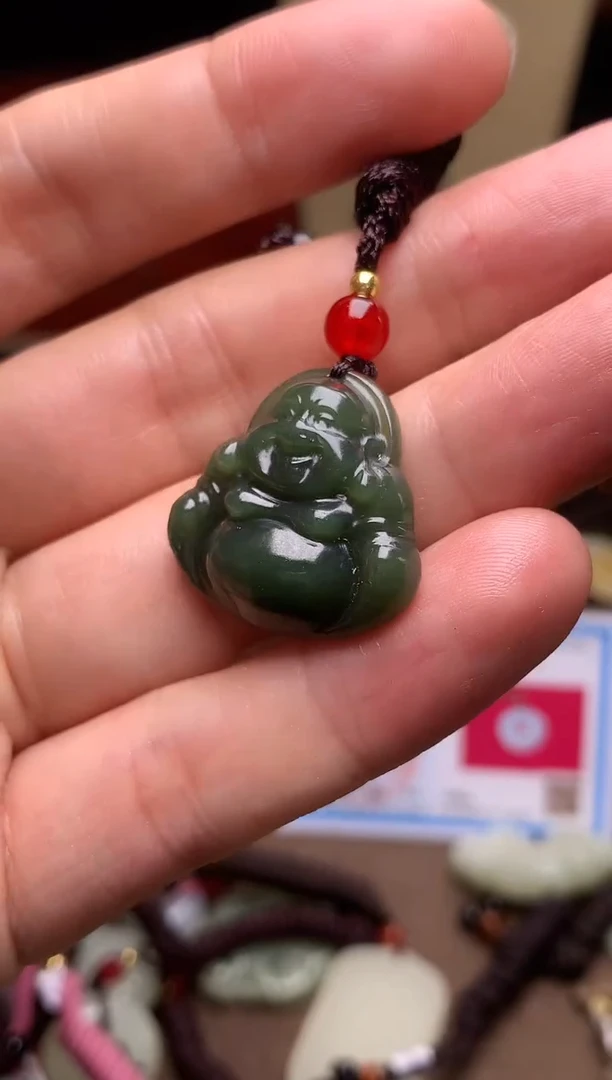 颈饰未镶嵌和田玉新疆料青海料清水和田玉吊坠