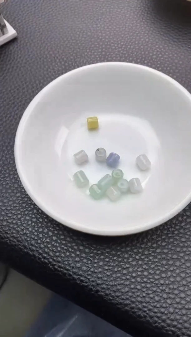 翡翠散珠2天然A货翡翠散珠卡