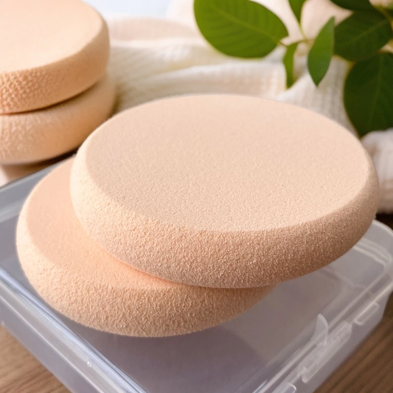 AI·EVELYN大号加厚化妆粉扑2片影楼化妆师干湿两用粉扑定妆学生党