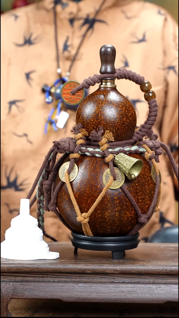 XA093网兜款大漆酒葫芦（现货现发）