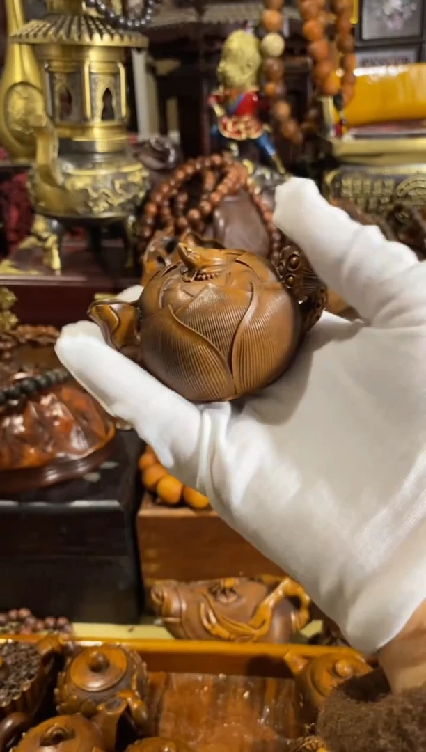 小叶黄杨小件君子壶