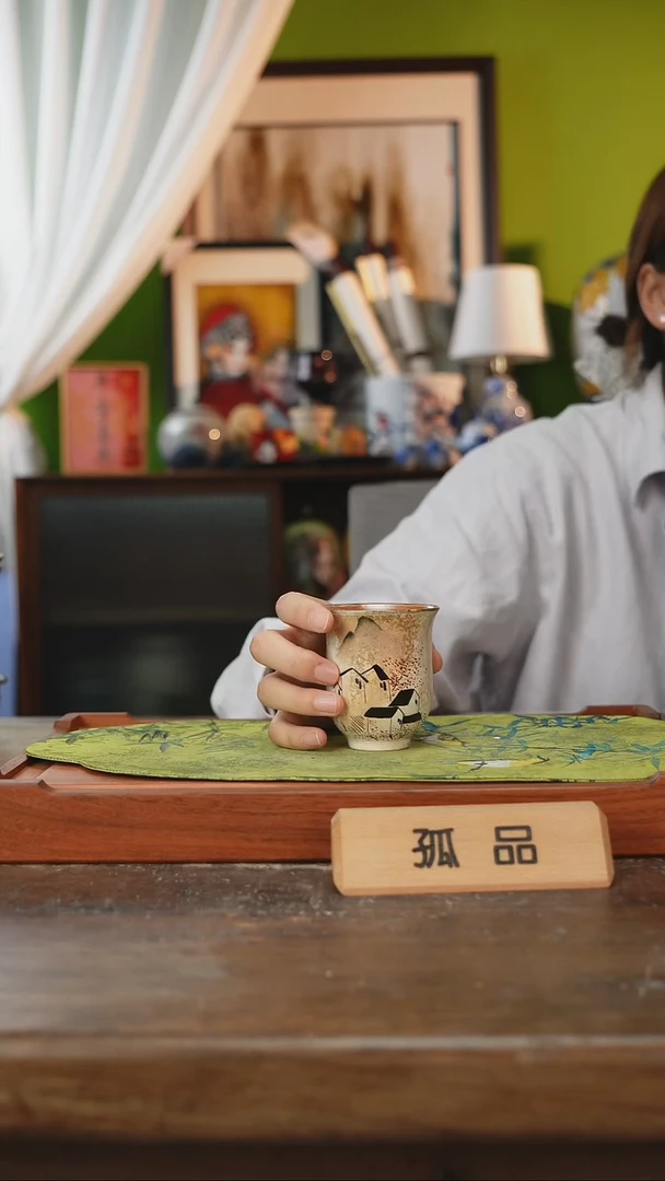 摆件景德镇釉下手绘陶瓷茶具，茶叶罐，咖啡杯