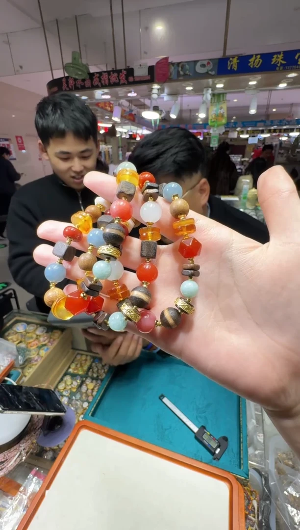 手链琥珀未镶嵌多样性发一件 555