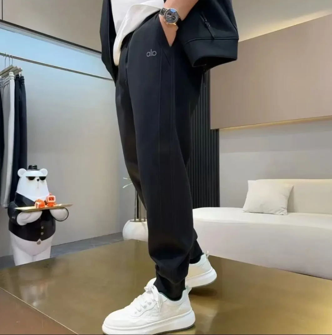 25年秋冬男士高腰休闲卫裤宽松束脚时尚百搭休闲裤针织