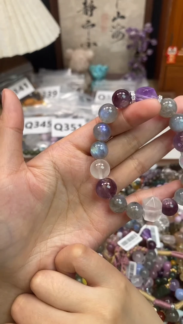 未镶嵌手链月光石357