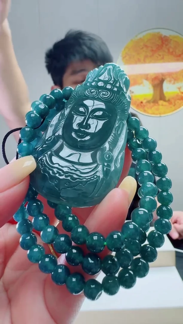 翡翠未镶嵌颈饰多样性随机发其一
