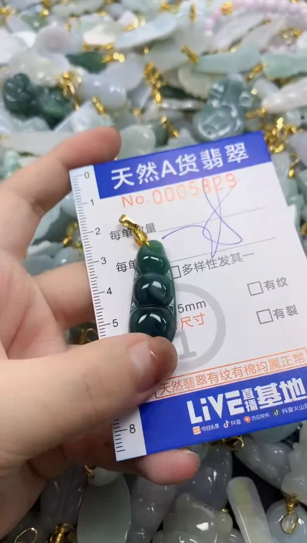 颈饰未镶嵌翡翠天然A货翡翠