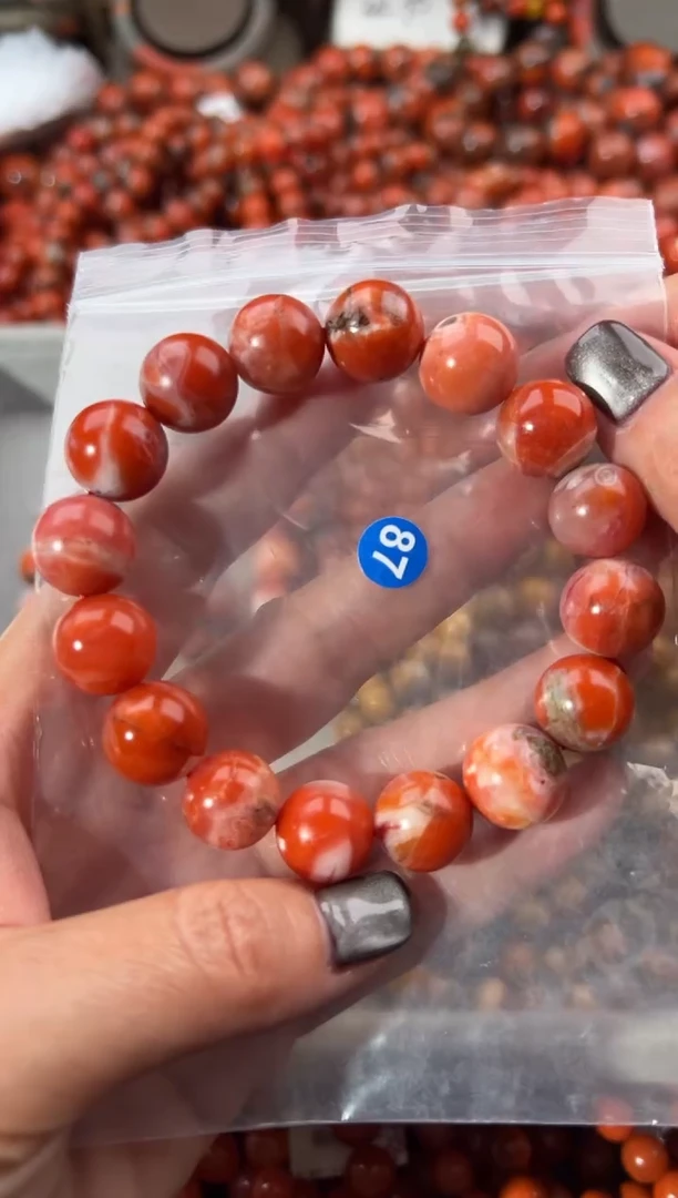 未镶嵌手串南红玛瑙13+