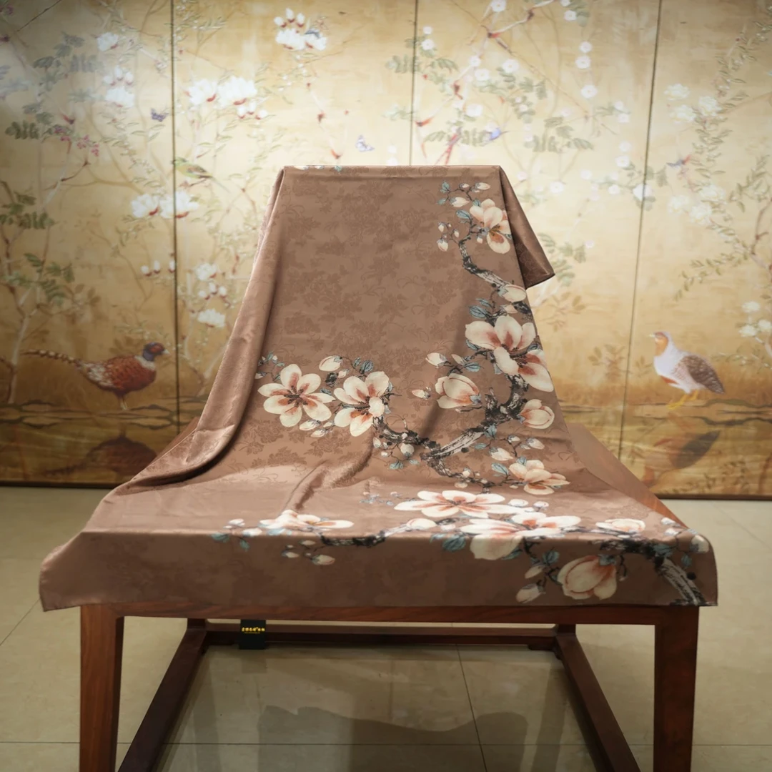 A305【如花似玉】香云轻奢高定丝巾披肩70*180