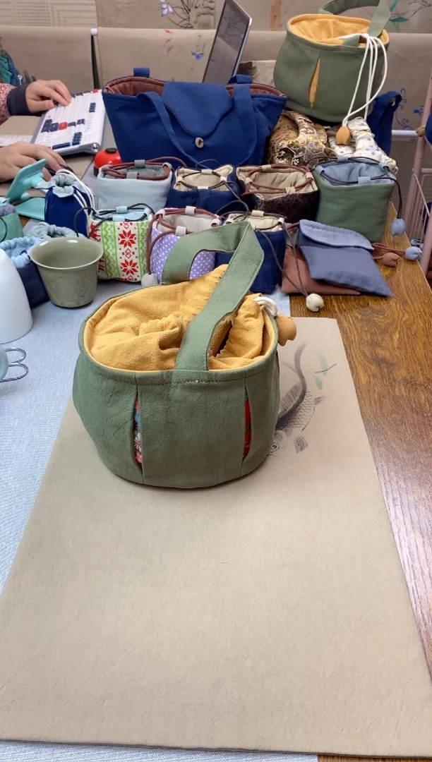 【闪购商品】灯笼袋（花布款）————