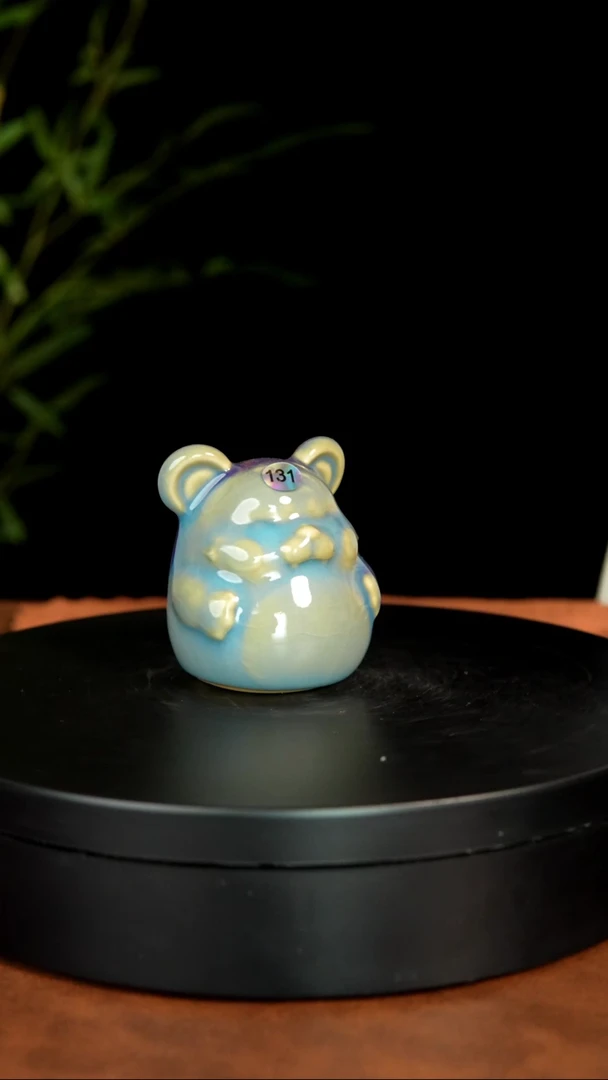 131号/生肖虎】无礼盒原矿原产地钧瓷茶具