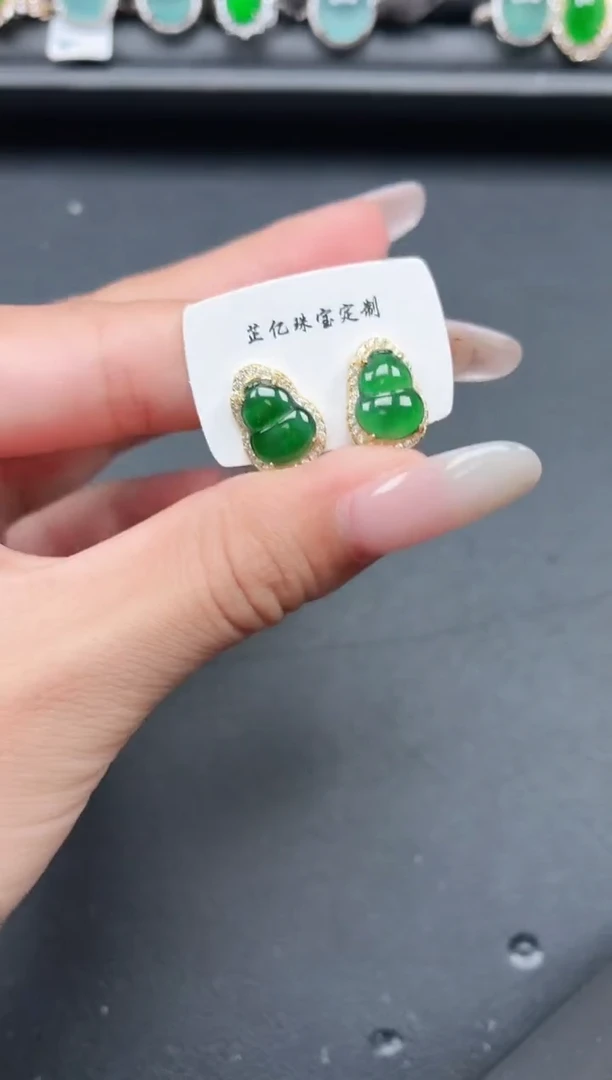 翡翠戒指银S925镶嵌11