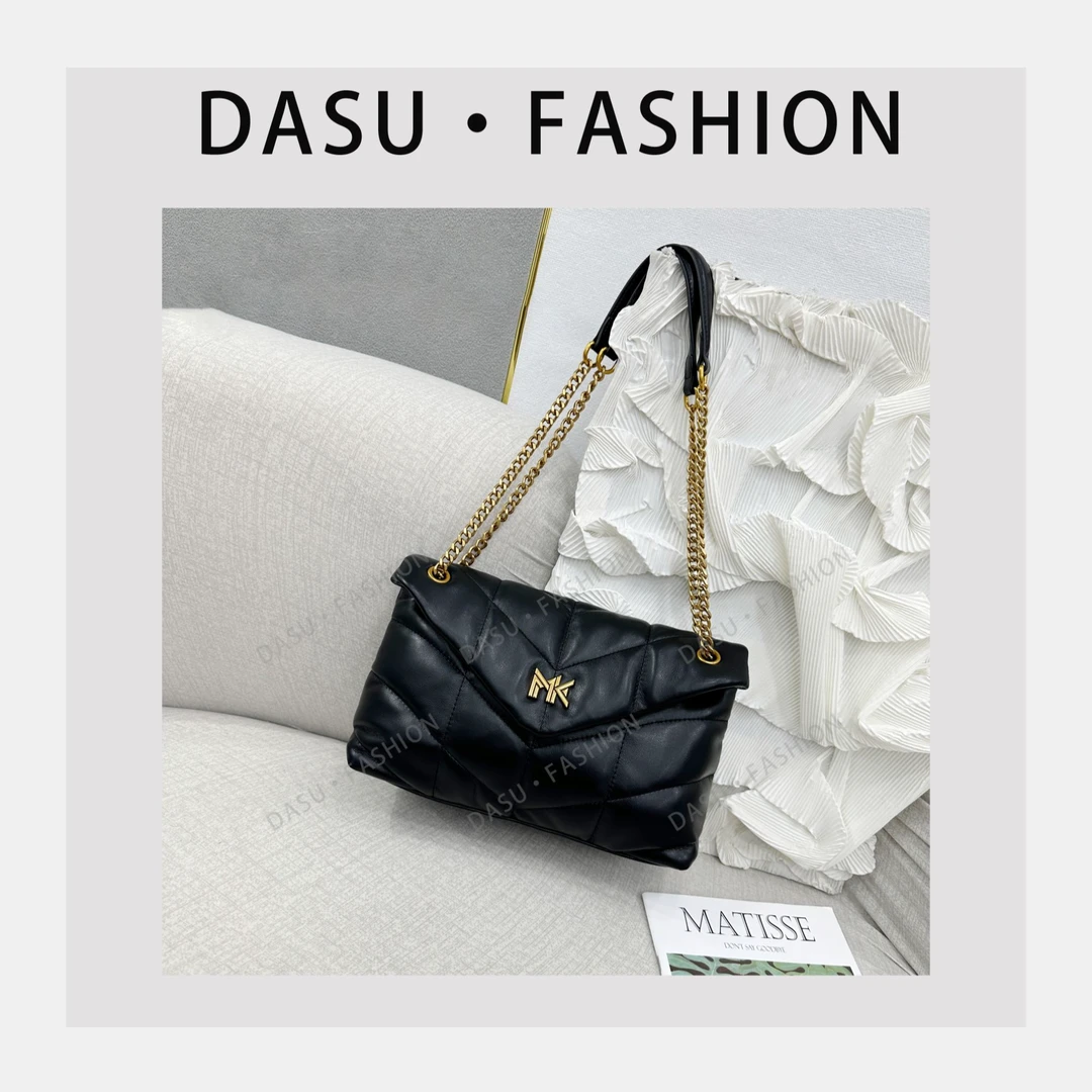 【苏总专属】FES-5111-黑色女士时尚潮流气质小众腋下包斜挎包