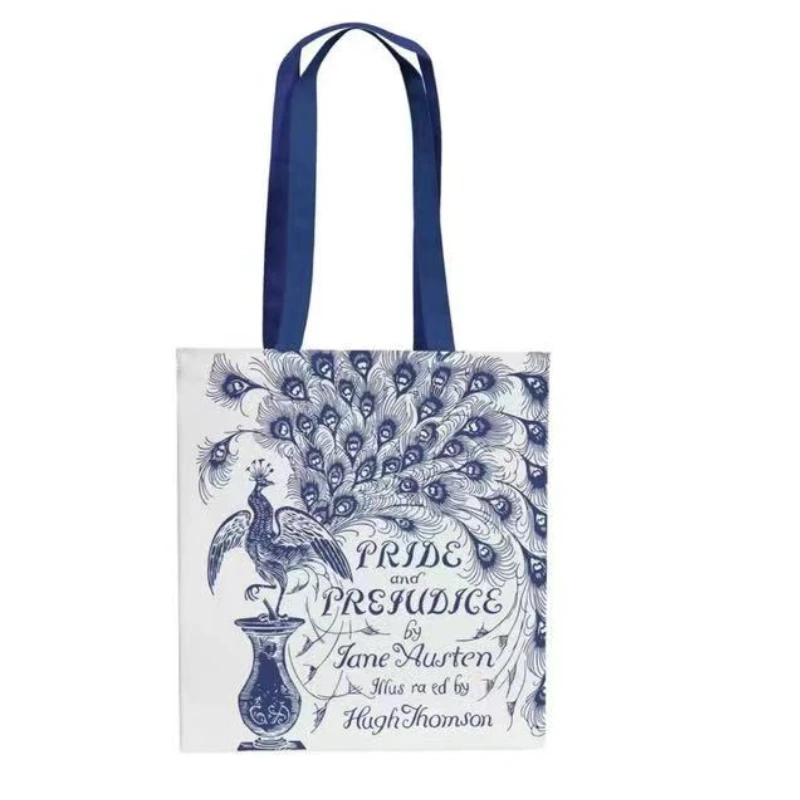傲慢与偏见经典书籍文创球迷ins帆布袋复古百搭休闲时尚手拎包