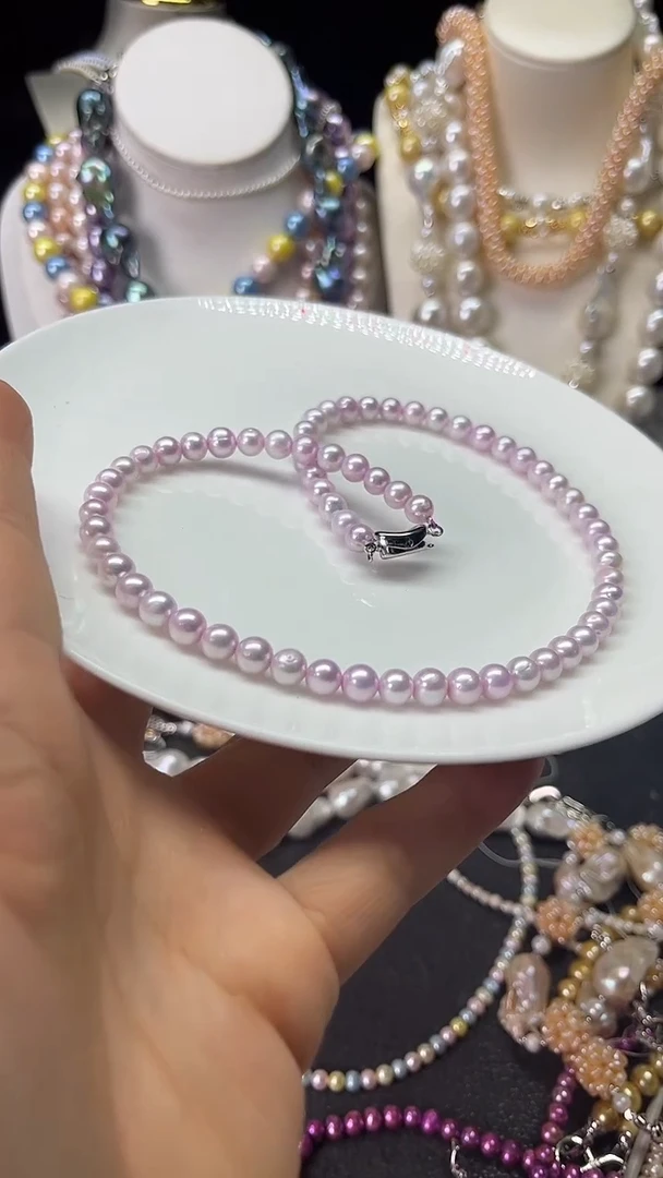 颈饰未镶嵌淡水珍珠多人