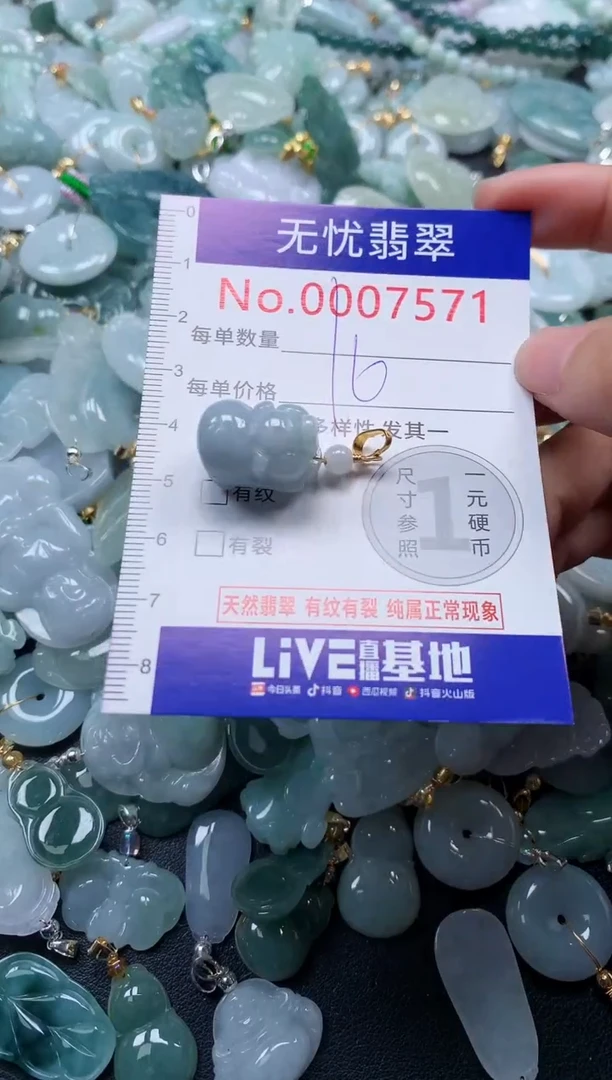 颈饰未镶嵌翡翠7571