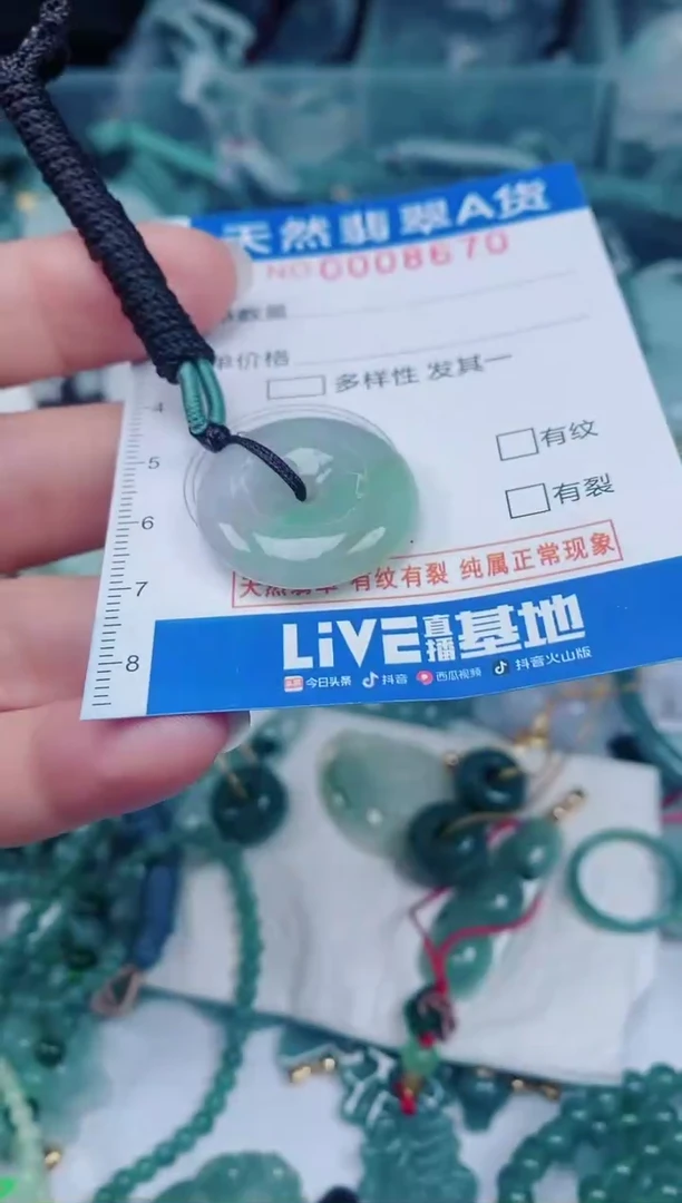 颈饰未镶嵌翡翠00008670