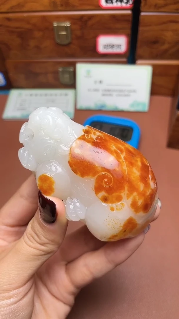 未镶嵌和田玉把件感**见和田玉