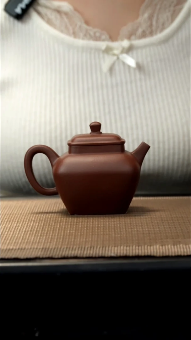 紫砂茶盏中槽清四方言心150CC