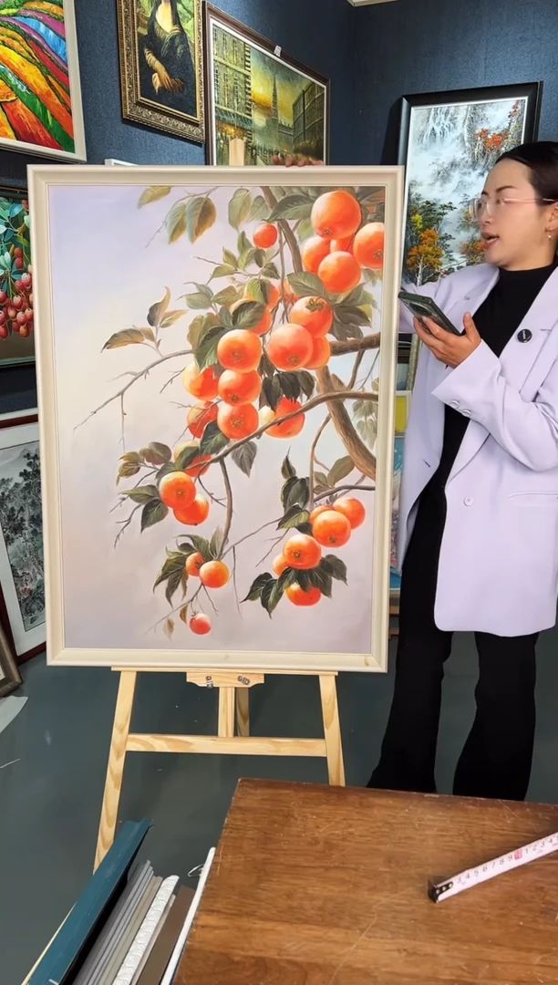 【闪购商品】油画70 60*80 事事如意-手绘油画