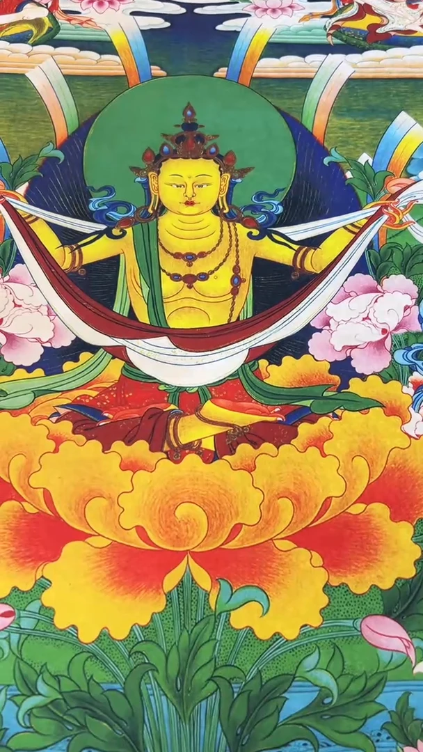 卷轴画绘画类唐卡   16039