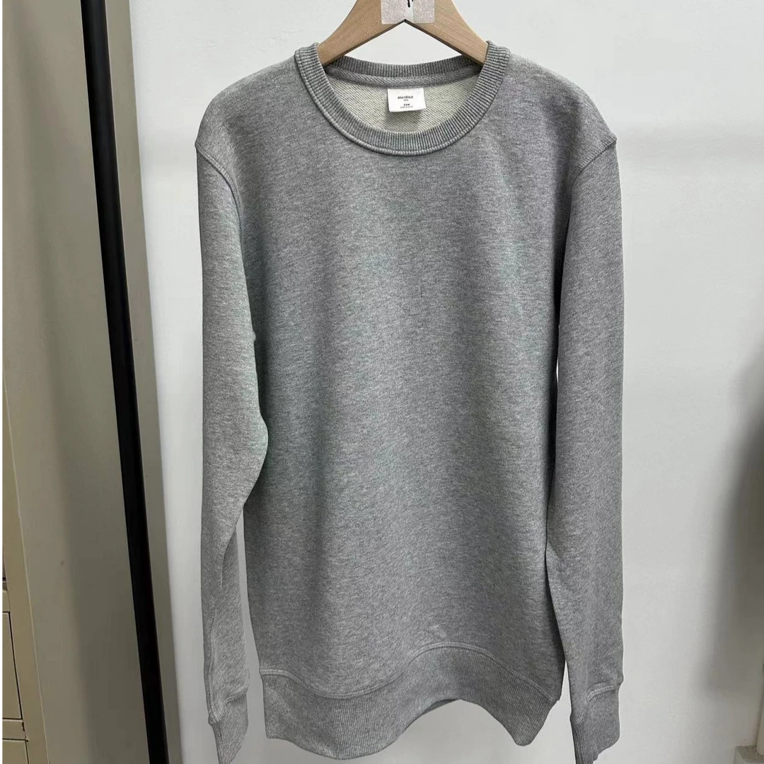 情侣款圆领套头休闲宽松圆领卫衣D33