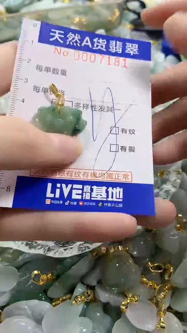 颈饰未镶嵌翡翠天然A货翡翠