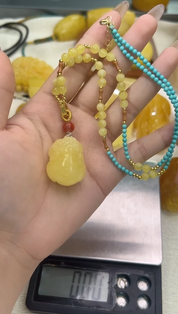 裸石琥珀未镶嵌W*琥珀蜜蜡吊坠