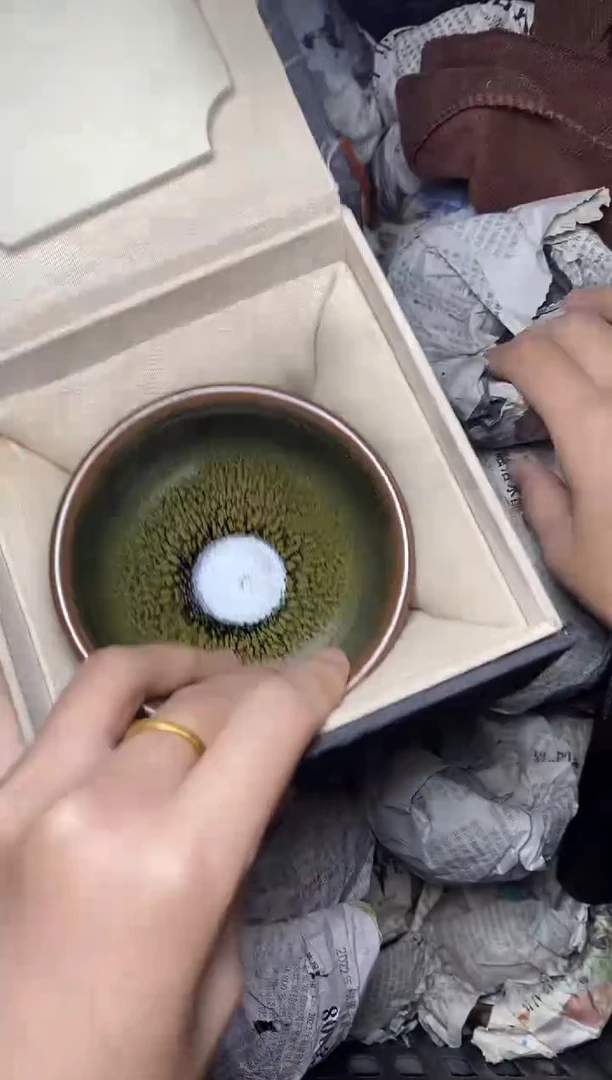 茶盏绿鹧鸪 将军 盏三疯建盏茶器