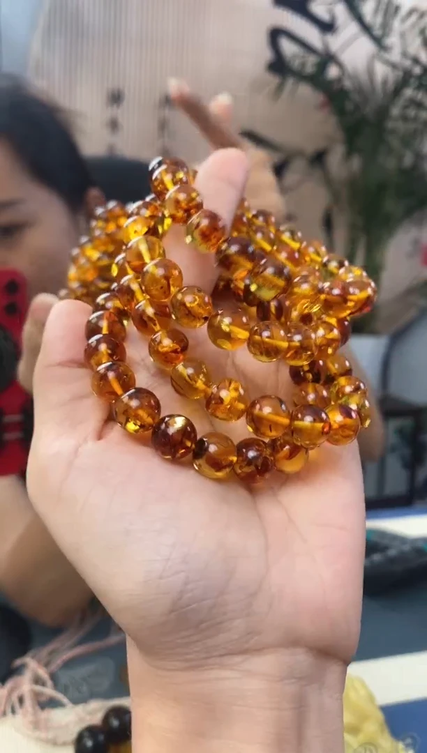 未镶嵌琥珀裸石天然琥珀蜜蜡手串多样性发一