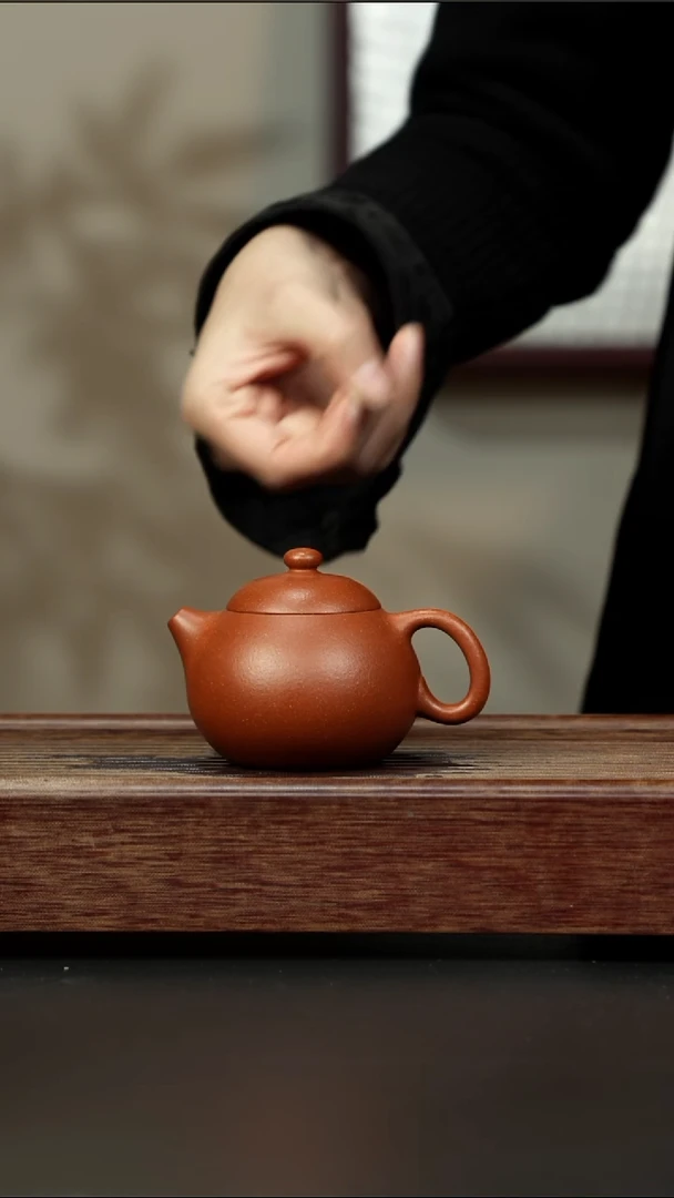 茶壶紫砂超矿标红降坡 文旦